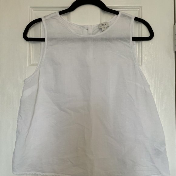 J. Crew Button-Back Shell Tanktop - Picture 2 of 4